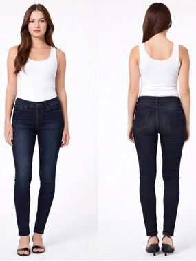 Joe's Jeans The Skinny Dark Wash Denim Women 25x31 Stretch Y2K Retro Soft USA